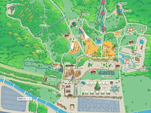 白茅湖农场景区手绘地图在紧急疏散与救援中的重要作用 ？